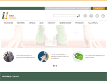 Tablet Screenshot of indiceconsultoria.com